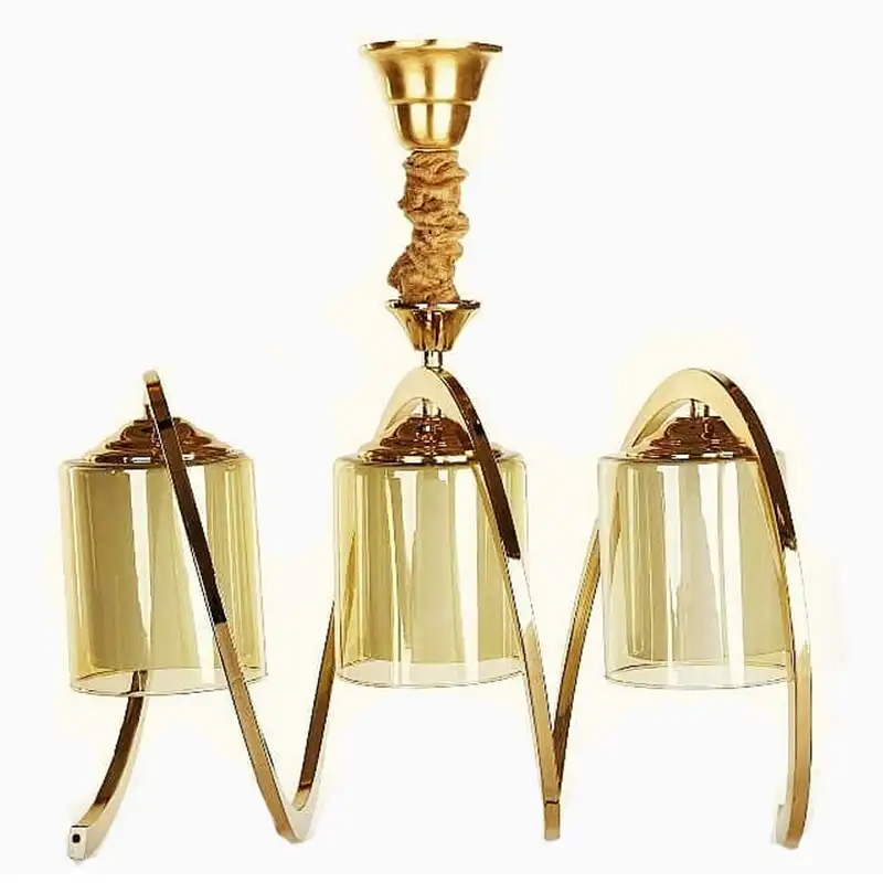 لوستر سه شعله مدل فنری