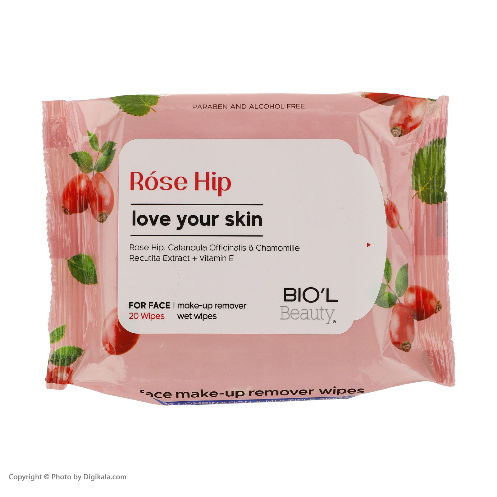 دستمال مرطوب بیول مدل Rose Hip بسته 20 عددی -  - 4