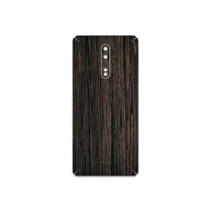 MAHOOT Burned Wood Cover Sticker for Nokia 8