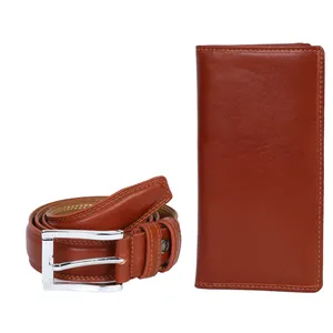 ست هدیه رویال چرم کد SL5-Brown