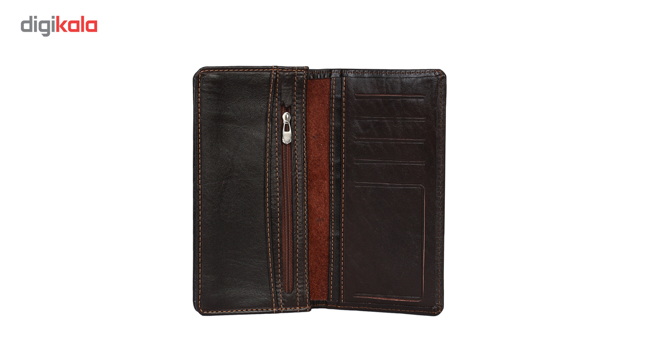 ست هدیه رویال چرم کد SL5-DarkBrown