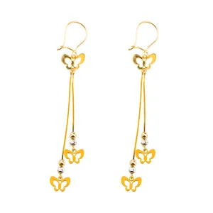 گوشواره طلا 18عیار گالری طلاباران مدل 0101