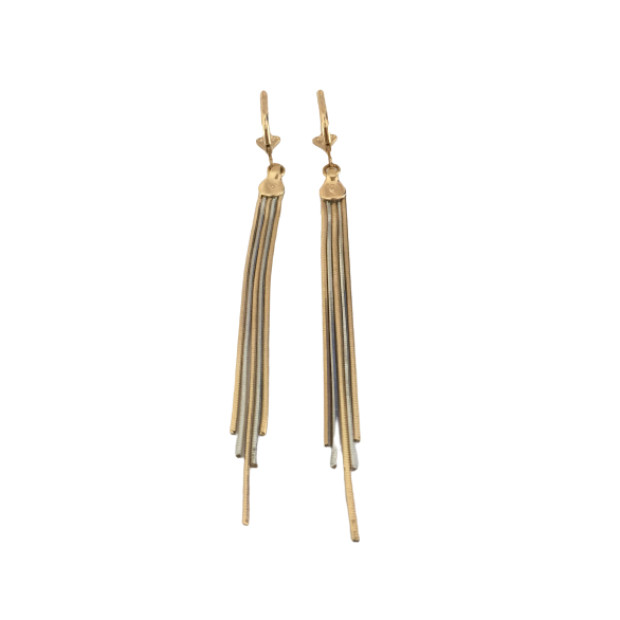 گوشواره زنانه ژوپینگ مدل رشته ای