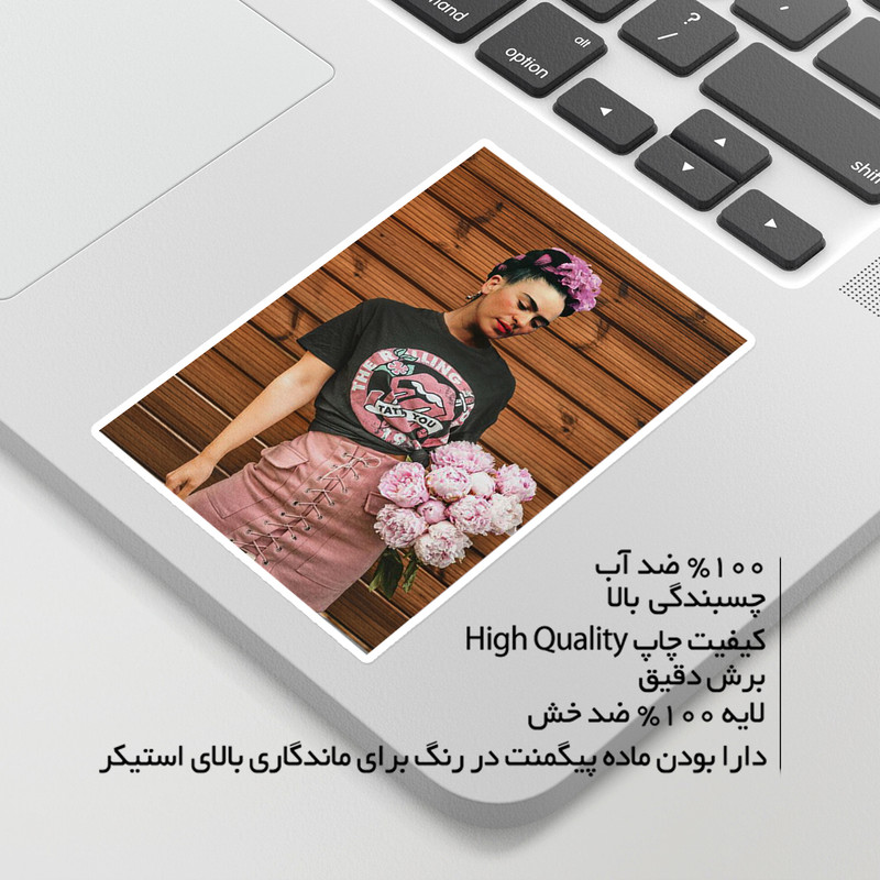 استیکر لپ تاپ ماسا دیزاین طرح FRIDA مدل STKA00114
