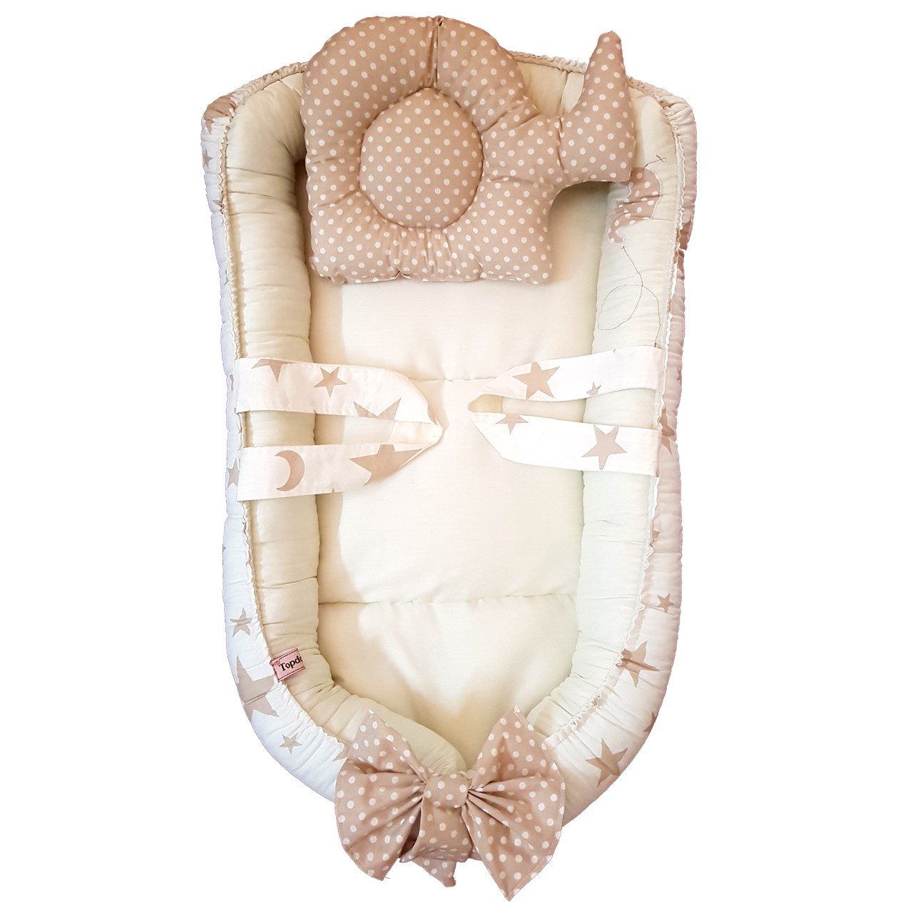 سرویس 3 تکه خواب نوزادی تاپ دوزانی مدل فیلی