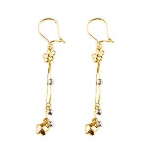 گوشواره طلا 18عیار گالری طلاباران مدل 00114