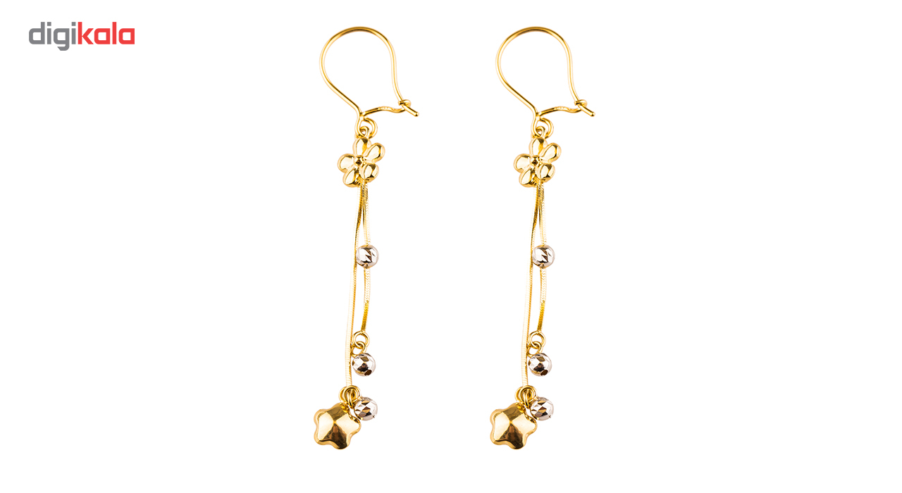 گوشواره طلا 18عیار گالری طلاباران مدل 00114