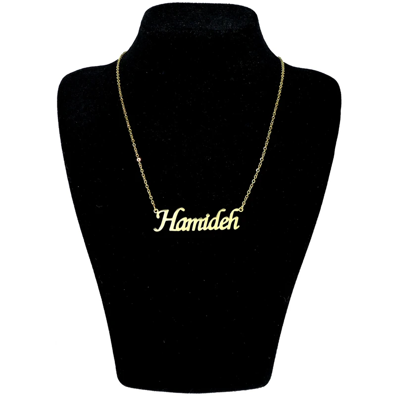 گردنبند زنانه آی جواهر طرح حمیده کد 1100107GE