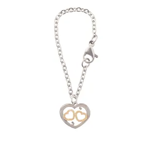 آویز  ساعت  زنانه  طرح  قلب و قلب کد 513