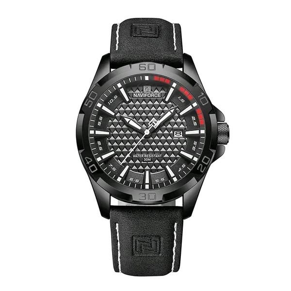 ساعت مچی عقربه‌ای مردانه کوارتز نیوی فورس مدل 8023-BWB