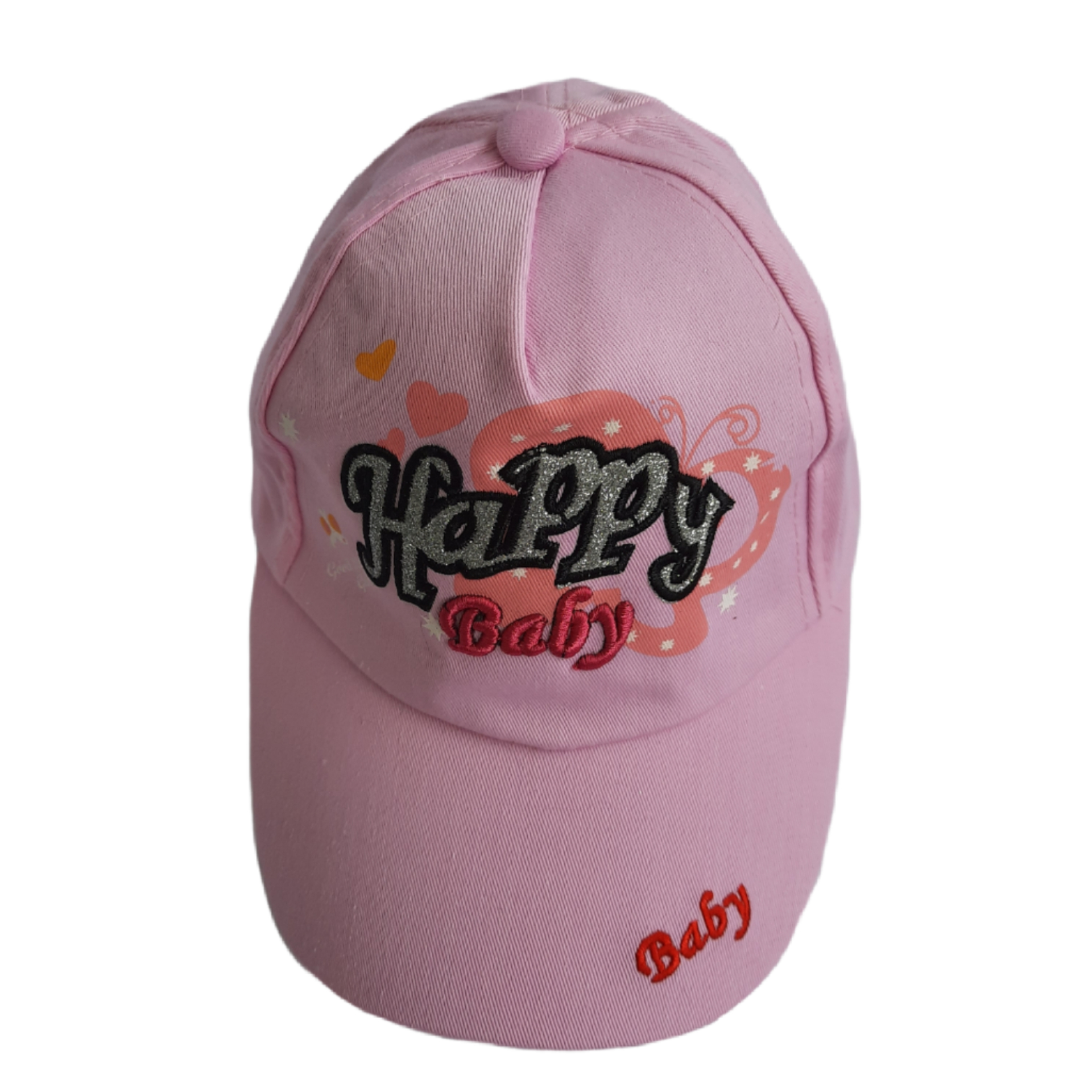 کلاه بچگانه مدل Happy baby رنگ صورتی