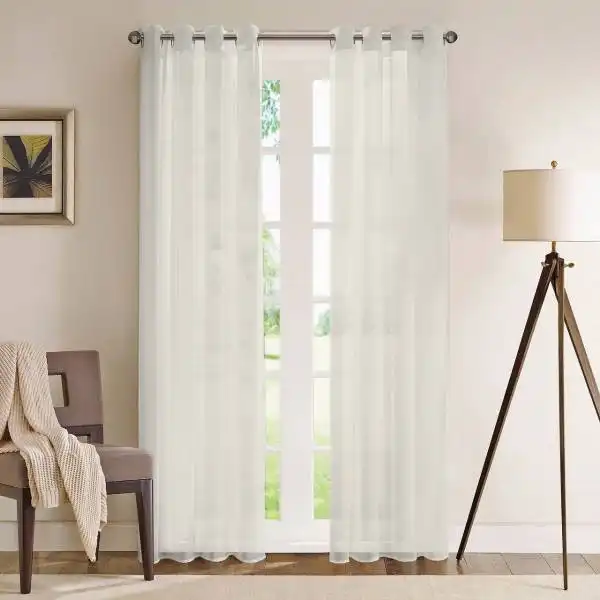 مجموعه دو تایی پرده حریر ارگانزا مدل H01 ارتفاع 280