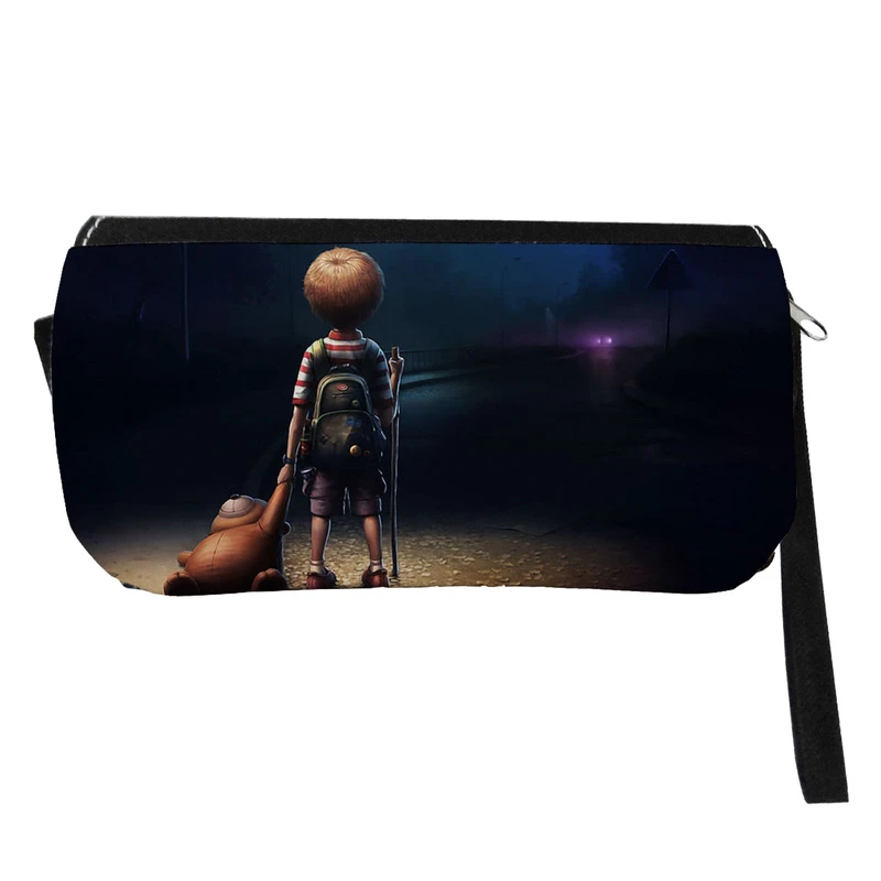  جامدادی طرح پسر انیمه ای مدل دو زیپ کد 31