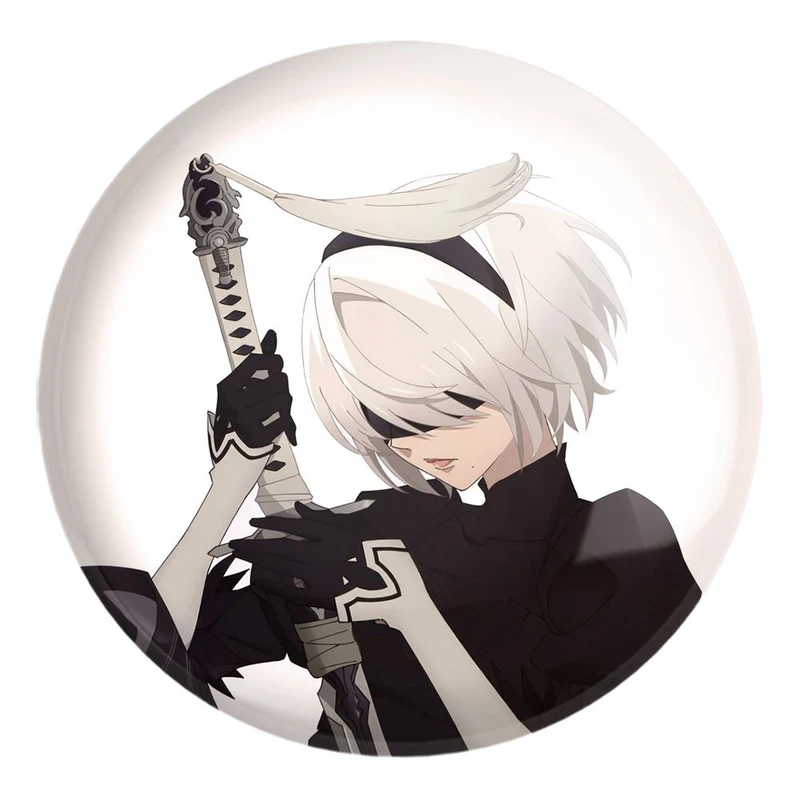 پیکسل خندالو طرح انیمه نیر اتوماتا Nier Automata ver 1.1a کد 27462 مدل بزرگ