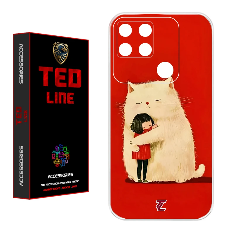 کاور تدلاین طرح گربه کد 1170 مناسب برای گوشی موبایل شیائومی Redmi 10A / 9C