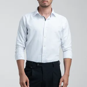 پیراهن آستین بلند یقه کراواتی مردانه ام کی مدل 1891