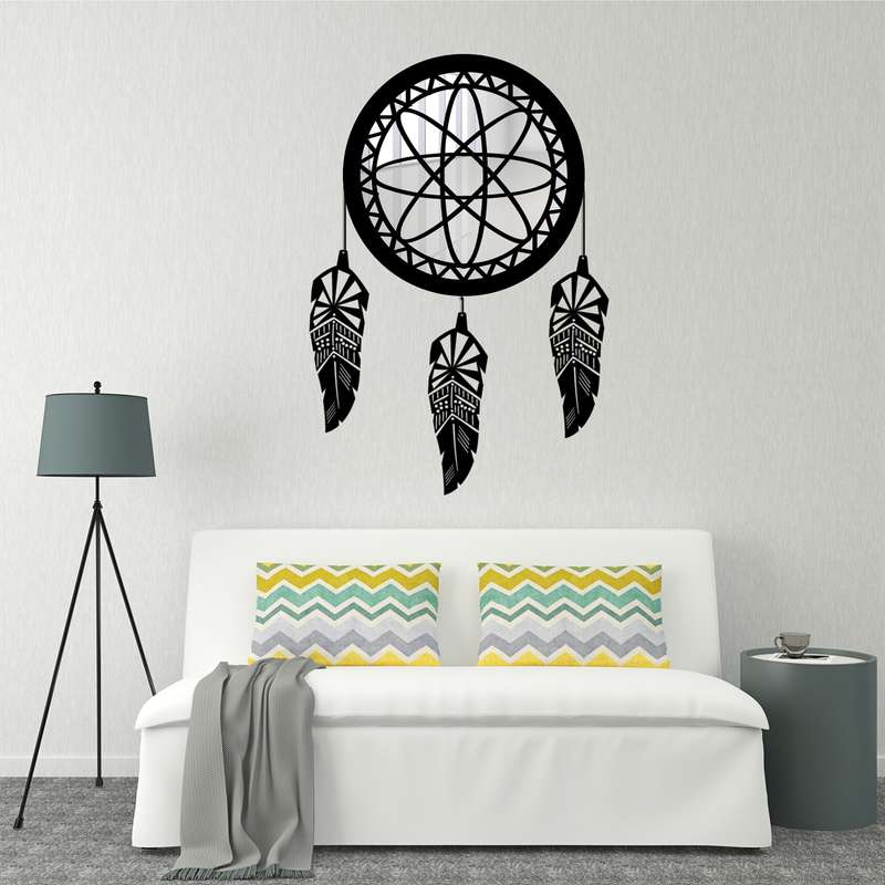 آینه دکوراتیو طرح dreamcatcher 2