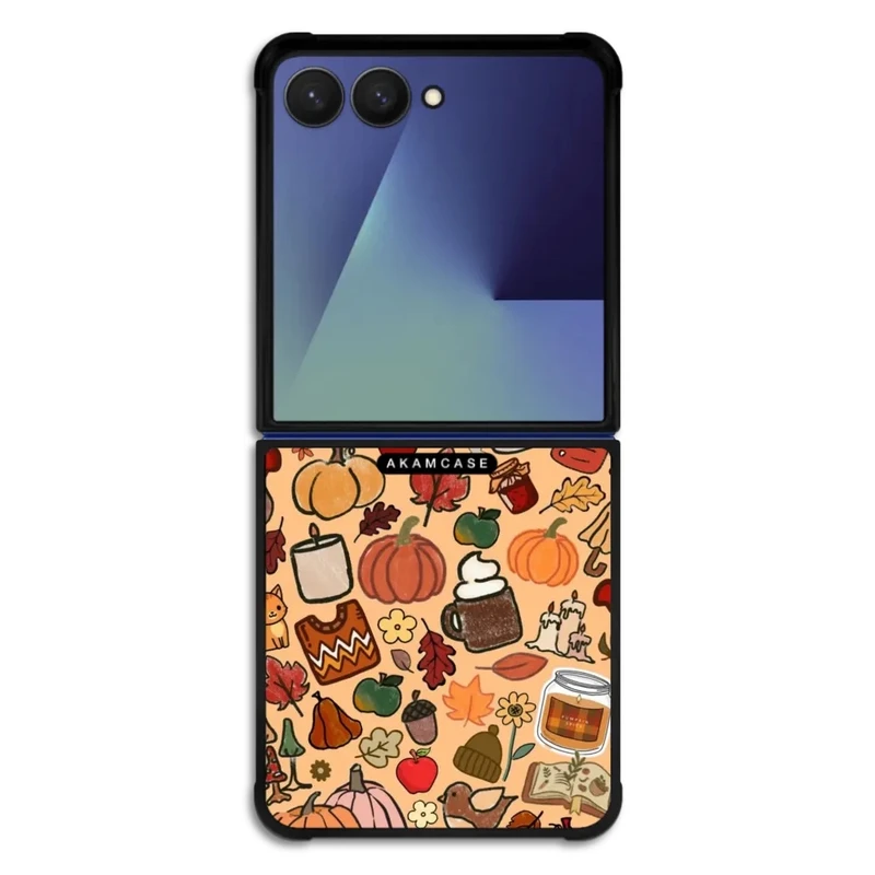کاور آکام مدل AMC-WSGZFLIP7-PUMPKIN-13 مناسب برای گوشی موبایل سامسونگ Galaxy Z Flip 7