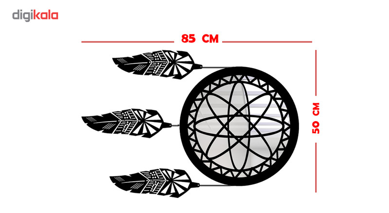 آینه دکوراتیو طرح dreamcatcher 2