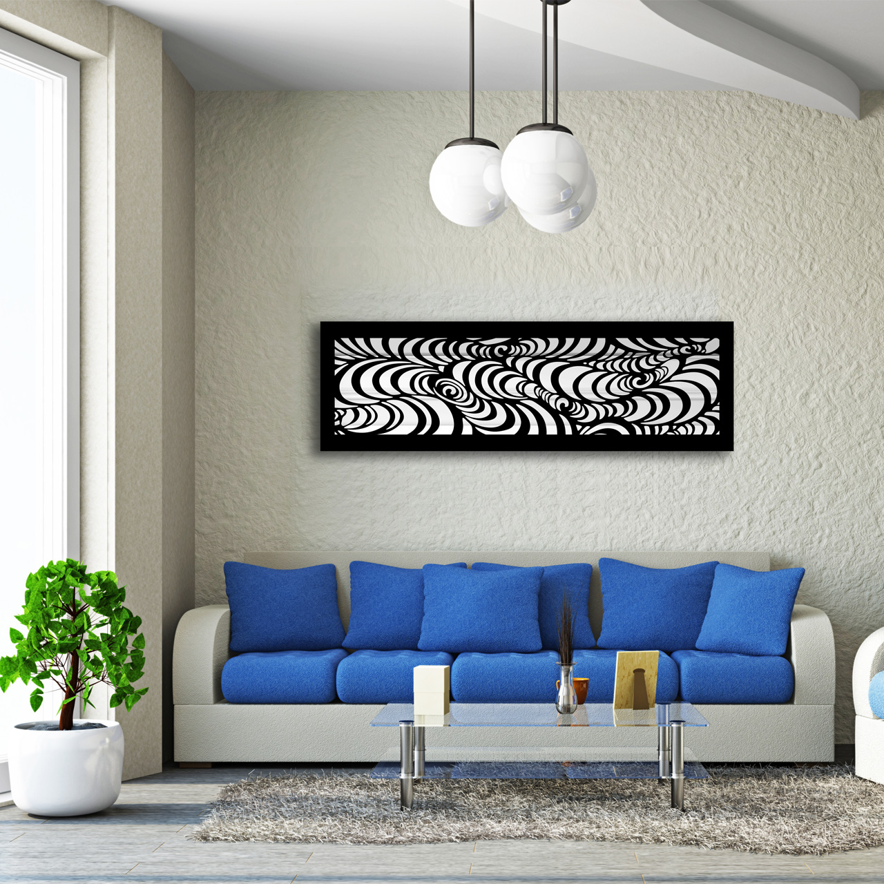 آینه دکوراتیو سالی وان مدل C6