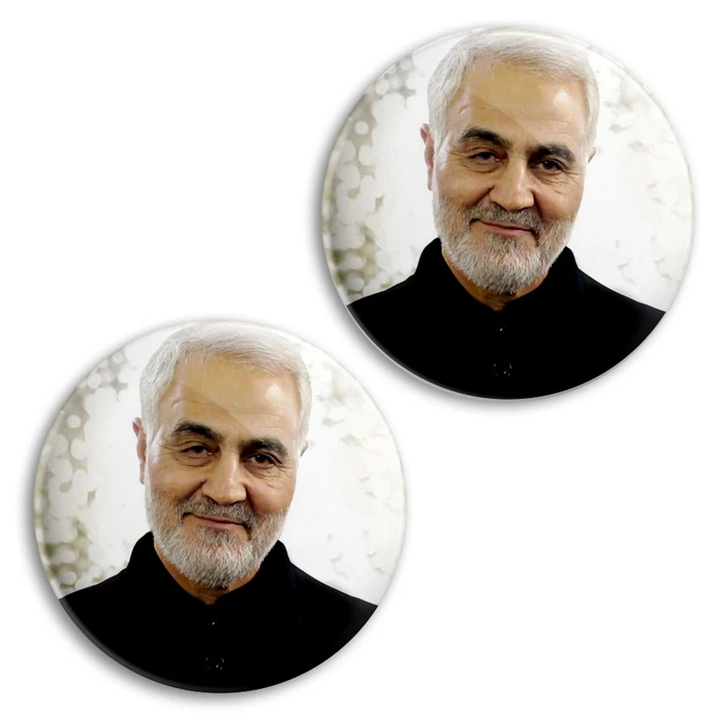 مگنت پرمانه طرح حاج قاسم سلیمانی کد pmag2.26967 مجموعه 2 عددی