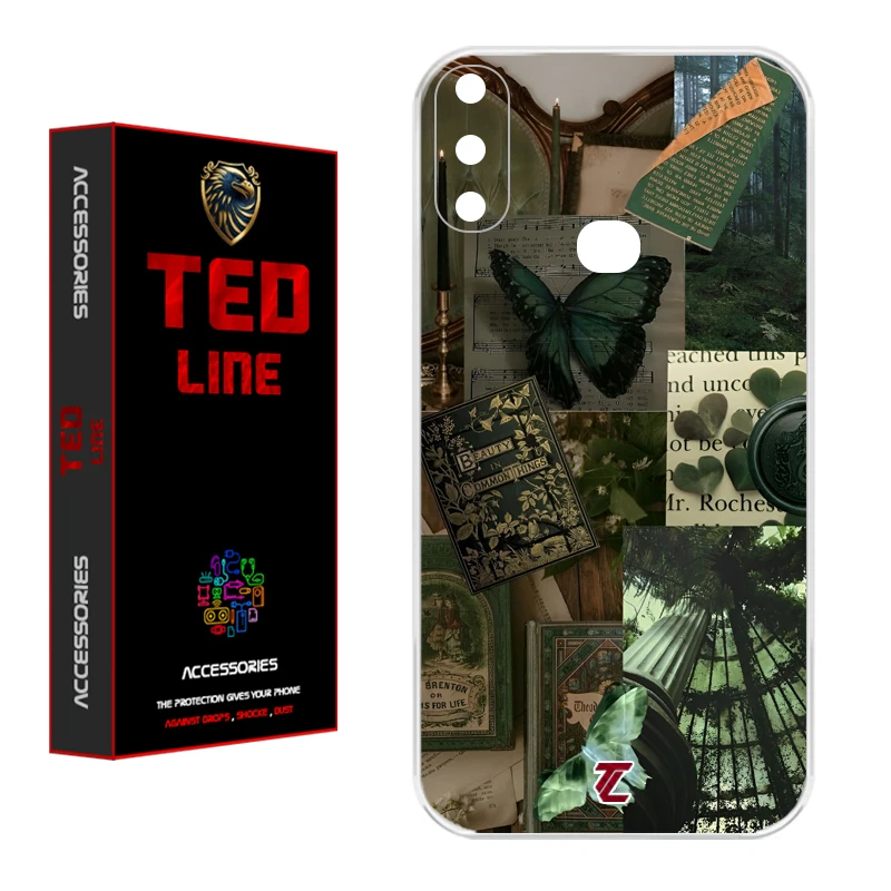کاور تد لاین طرح کلاژ هنری کد 1118 مناسب برای گوشی موبایل سامسونگ Galaxy A10S