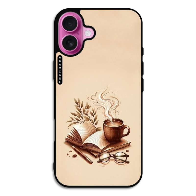 کاور آکام مدل AMC-WA16PLUS-COFFEE-4 مناسب برای گوشی موبایل اپل iPhone 16 Plus