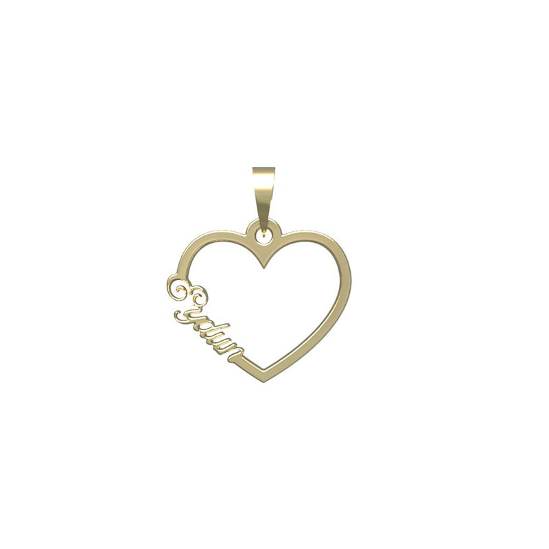 آویز گردنبند طلا 18 عیار زنانه مدوپد مدل اسم ایدون eydun کد PB1-10616