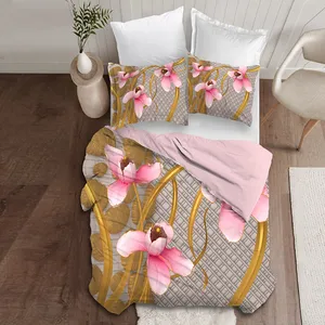 سرویس خواب مدل گل یکنفره 4 تکه