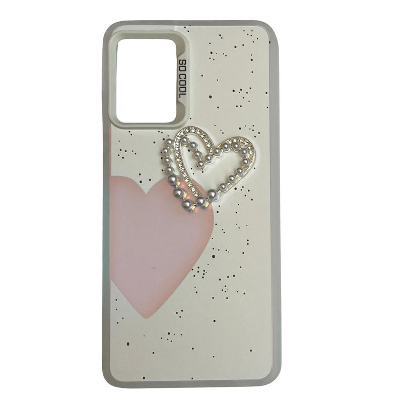 کاور مدل So Cool طرح قلب و مروارید کد 575 مناسب برای گوشی موبایل سامسونگ Galaxy A32 4G
