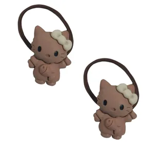 کش مو دخترانه مدل هلوکیتی کد 34 بسته 2 عددی