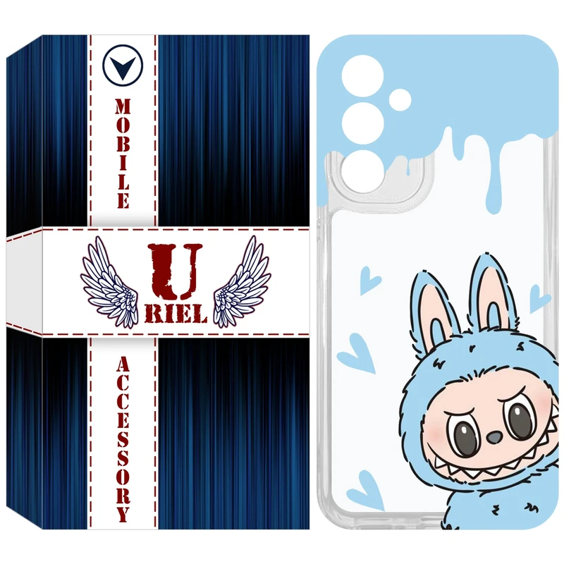 کاور یوریل مدل Clear کد 131 طرح لبوبو Labubu مناسب برای گوشی موبایل سامسونگ Galaxy A54
