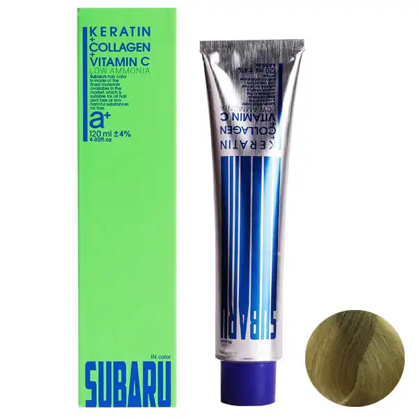 رنگ مو سوبارو شماره N/LA7.3 حجم 120 میلی لیتر رنگ بلوند زیتونی روشن