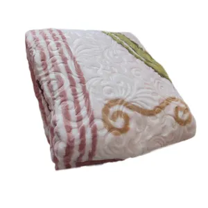 پتو یک نفره گلبافت مدل برتر مدل لاله سایز 220x160 سانتی‌متر