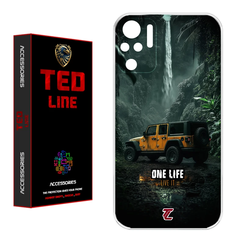 کاور تد لاین طرح ماشین آفرود کد 1119 مناسب برای گوشی موبایل شیائومی Redmi Note 10 4G / Note 10S / Poco M5S