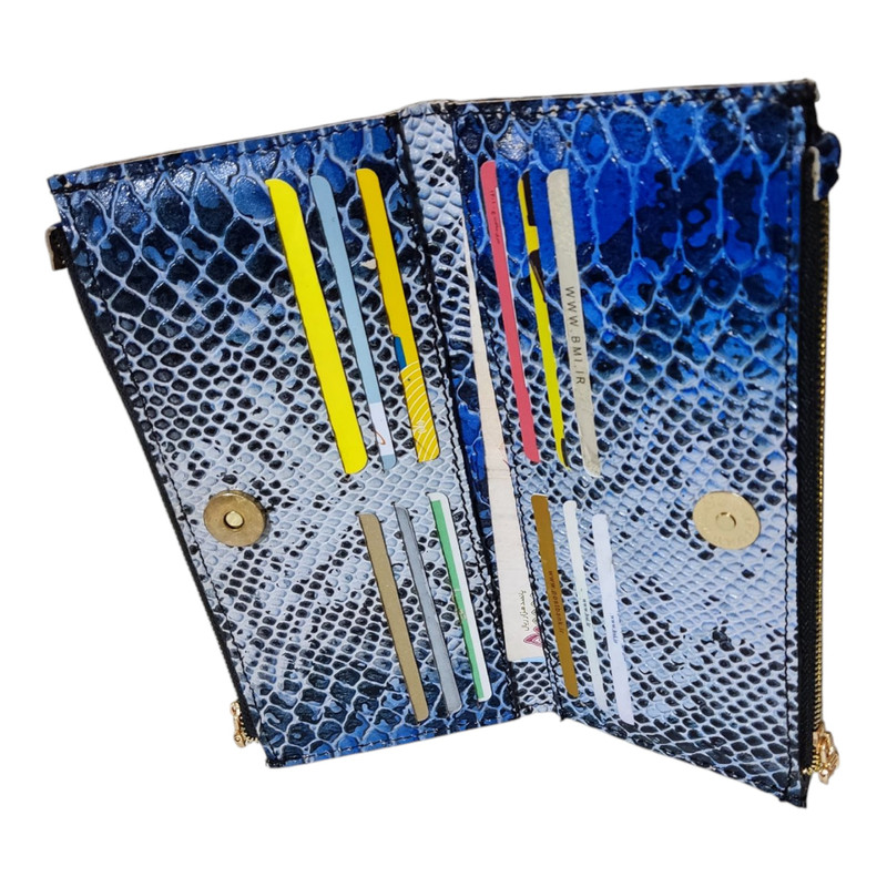 کیف پول زنانه چرم قائم مدل D103