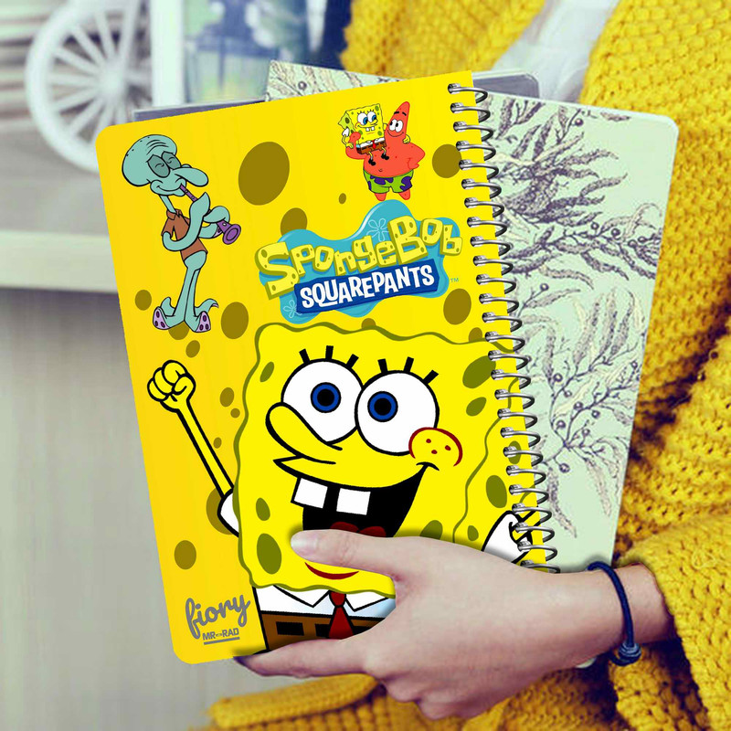 دفتر نقاشی مستر راد مدل باب اسفنجی طرح فانتزی کد fiory 1837