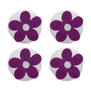 استیکر تزیینی طرح گل کد 5350463969 بسته 4 عددی