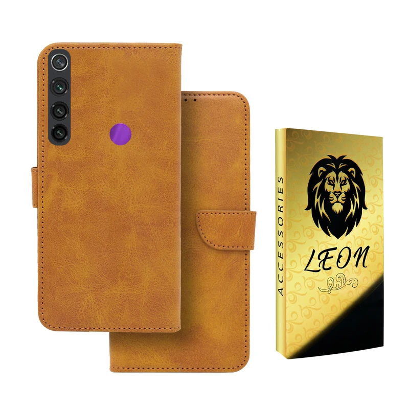 کیف کلاسوری لئون مدل Bors Oro مناسب برای گوشی موبایل شیائومی Redmi Note 8T
