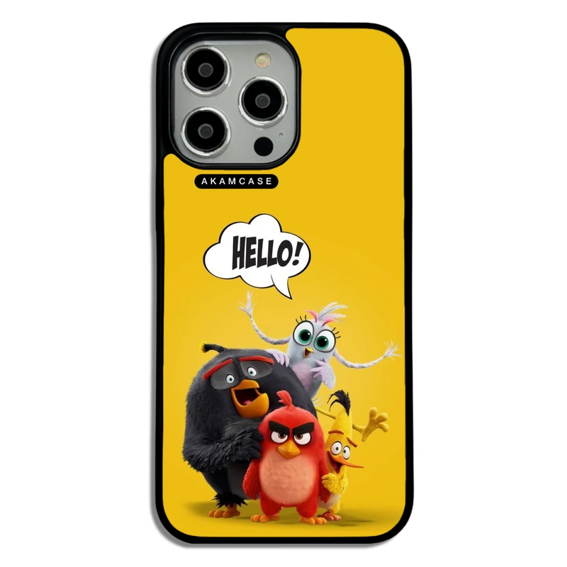 کاور آکام مدل AMC-WA14PROMAX-ANGRY BIRDS17 مناسب برای گوشی موبایل اپل iPhone 14 Pro Max