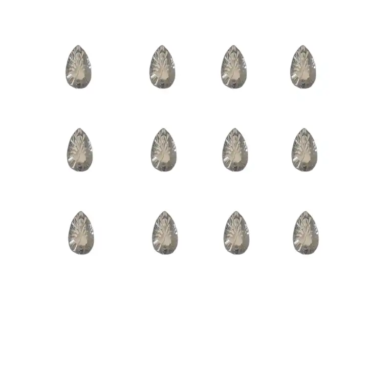 نگین طرح آینه مدل اشک کد 12YBEY بسته 12عددی