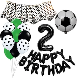 مجموعه 33 عددی تم تولد مستر تم طرح فوتبالی کد 2