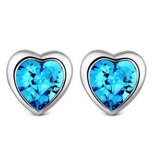 گوشواره نقره شهر جواهر مدل SJ-NE039
