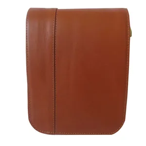 کیف دوشی چرم طبیعی چیچرم مدل جلو دوخت