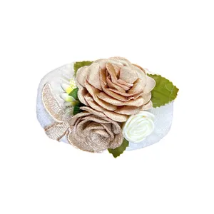 صابون تزیینی مدل عروس طرح دانتل گل برجسته کد 08