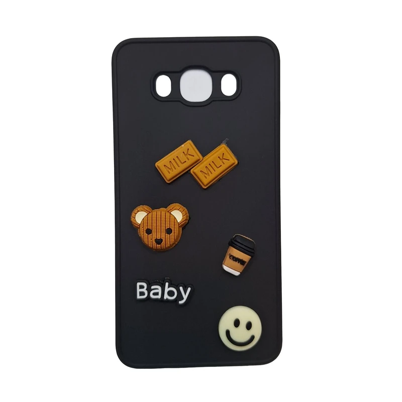 کاور طرح عروسک بیبی برجسته مناسب برای گوشی موبایل سامسونگ Galaxy J5 2016 / J510