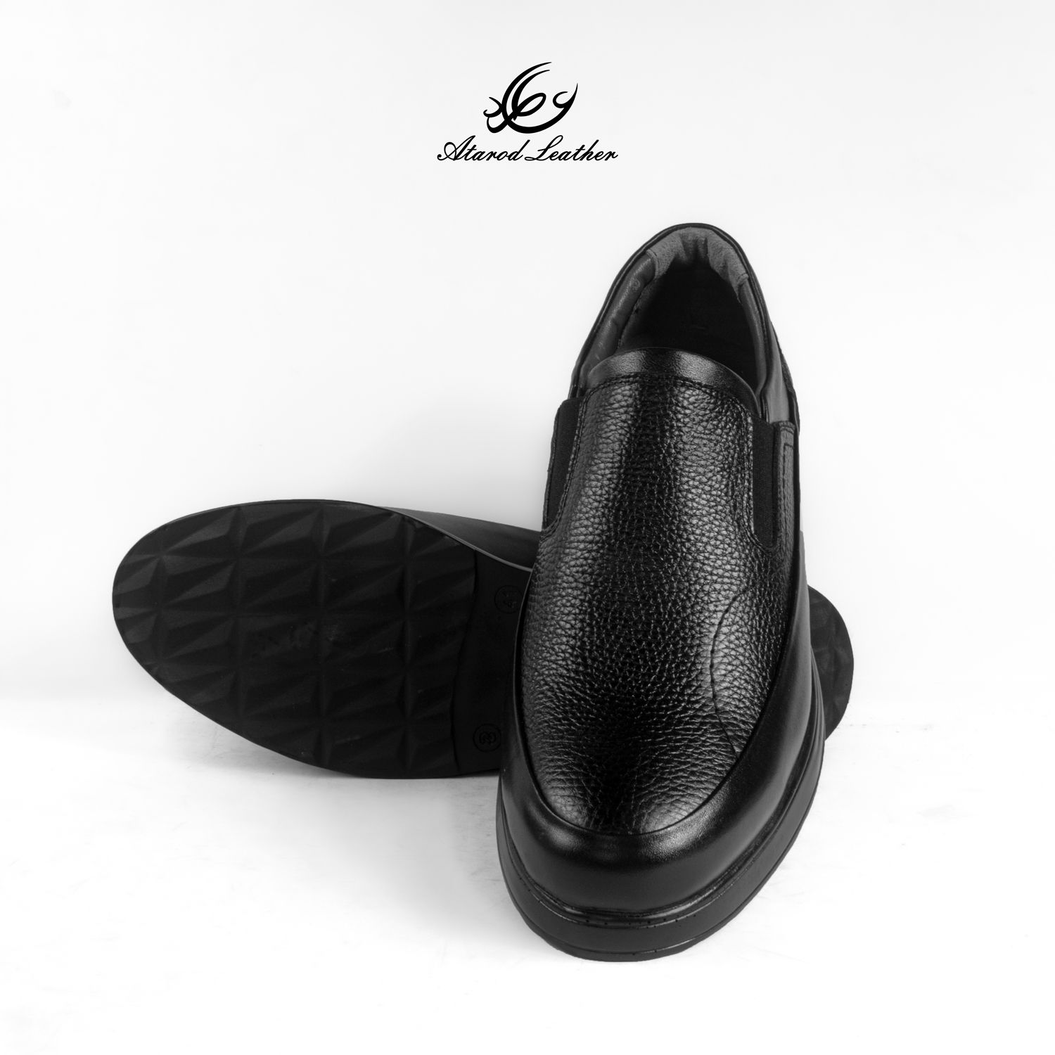 کفش طبی مردانه چرم عطارد مدل چرم طبیعی کد SH52 -  - 11