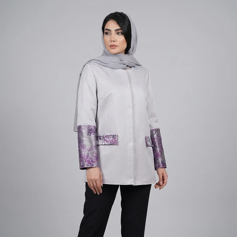 مانتو جلوباز زیر باسن زنانه مدل 18