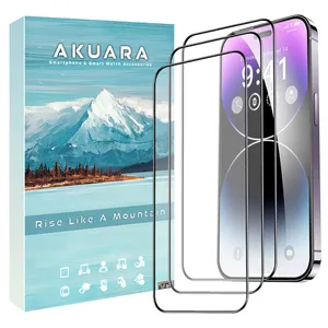 Akuara Full AKU Screen Protector For Apple iPhone 16 Pro Max Three in Pack