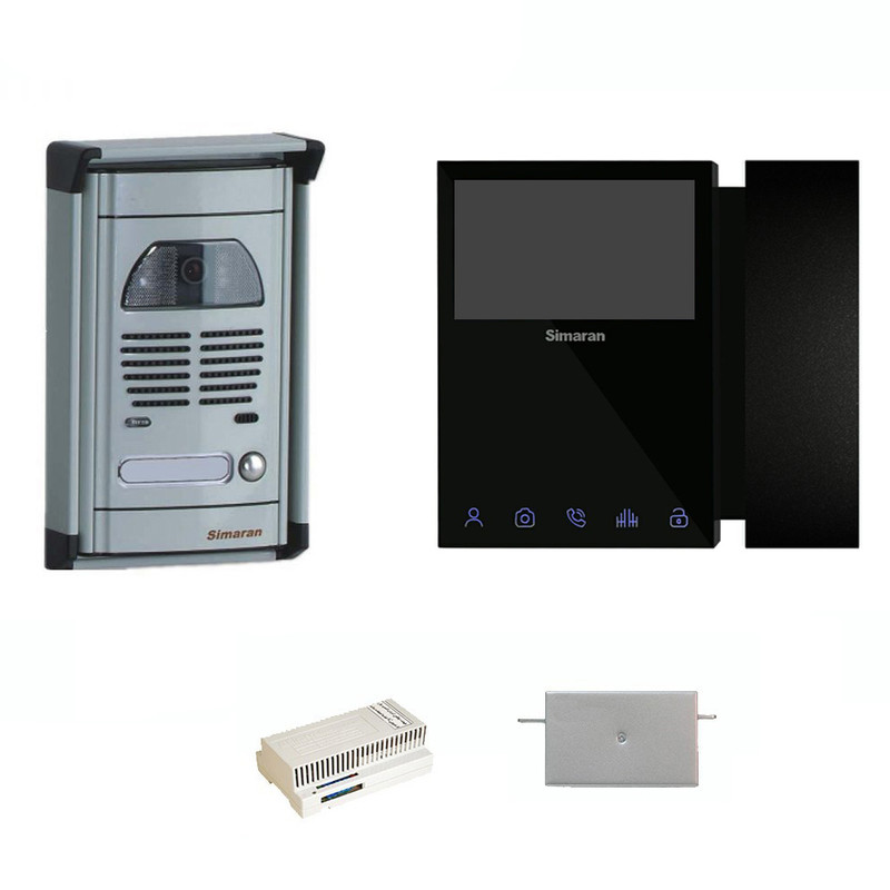 دربازکن تصویری سیماران مدل 43m100i2BV1 مجموعه  4 عددی